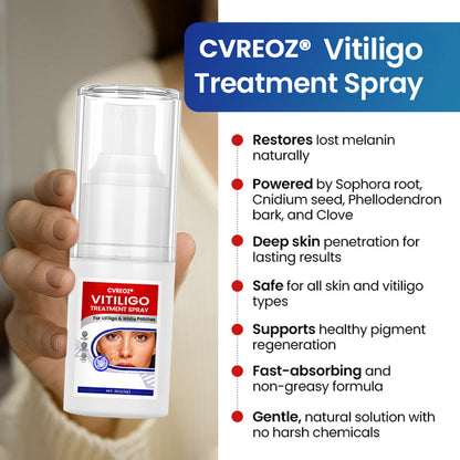 Cvreoz® Vitiligo Treatment Spray — Visible Results in Weeks, 100% Natural & Steroid-Free (Offer)