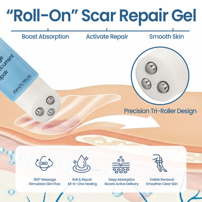 KUBOZN® Triple-Roller Microcurrent ScarRepair Gel (Offer)