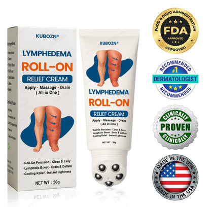 KUBOZN® Roll-On  Cream for Lymphatic Drainage & Swelling Relief