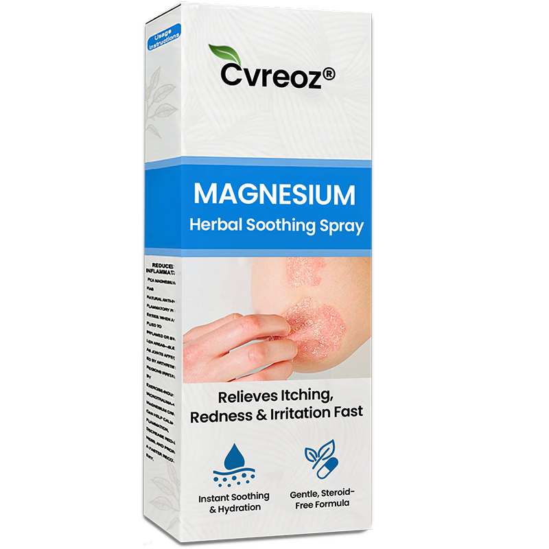 ✅  Official Store: Cvreoz® Magnesium Herbal Psoriasis Spray ⚕️ FDA Certified