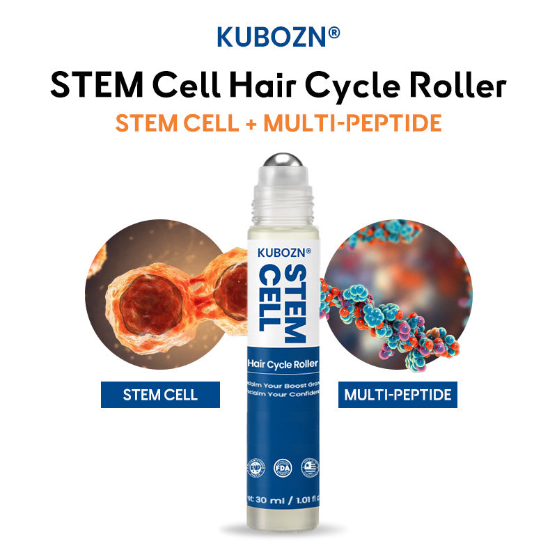 KUBOZN® STEM Cell Hair Cycle Roller: A Breakthrough Micro-Roller That Activates Follicles for Visible Regrowth. (Offer)