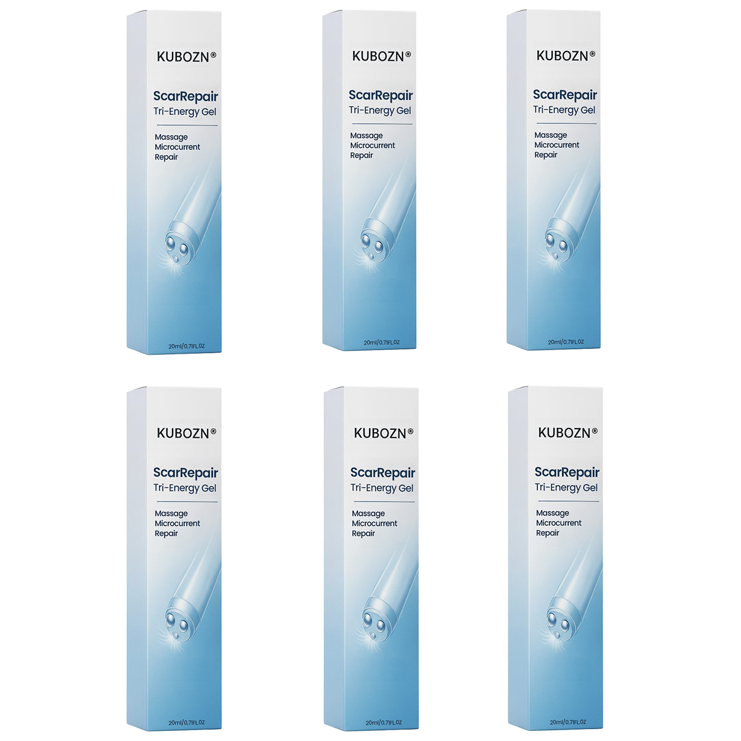 KUBOZN® Triple-Roller Microcurrent ScarRepair Gel (Offer)