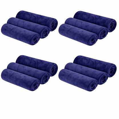 KUBOZN® 3 Pack Microfiber Twisted-Loop Quick-Dry Towels (Offer)