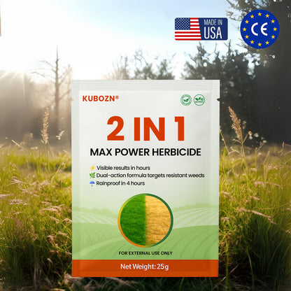 🌿 KUBOZN® 2-in-1 Weed Killer | Same-Day Results & Kills Roundup-Resistant Weeds
