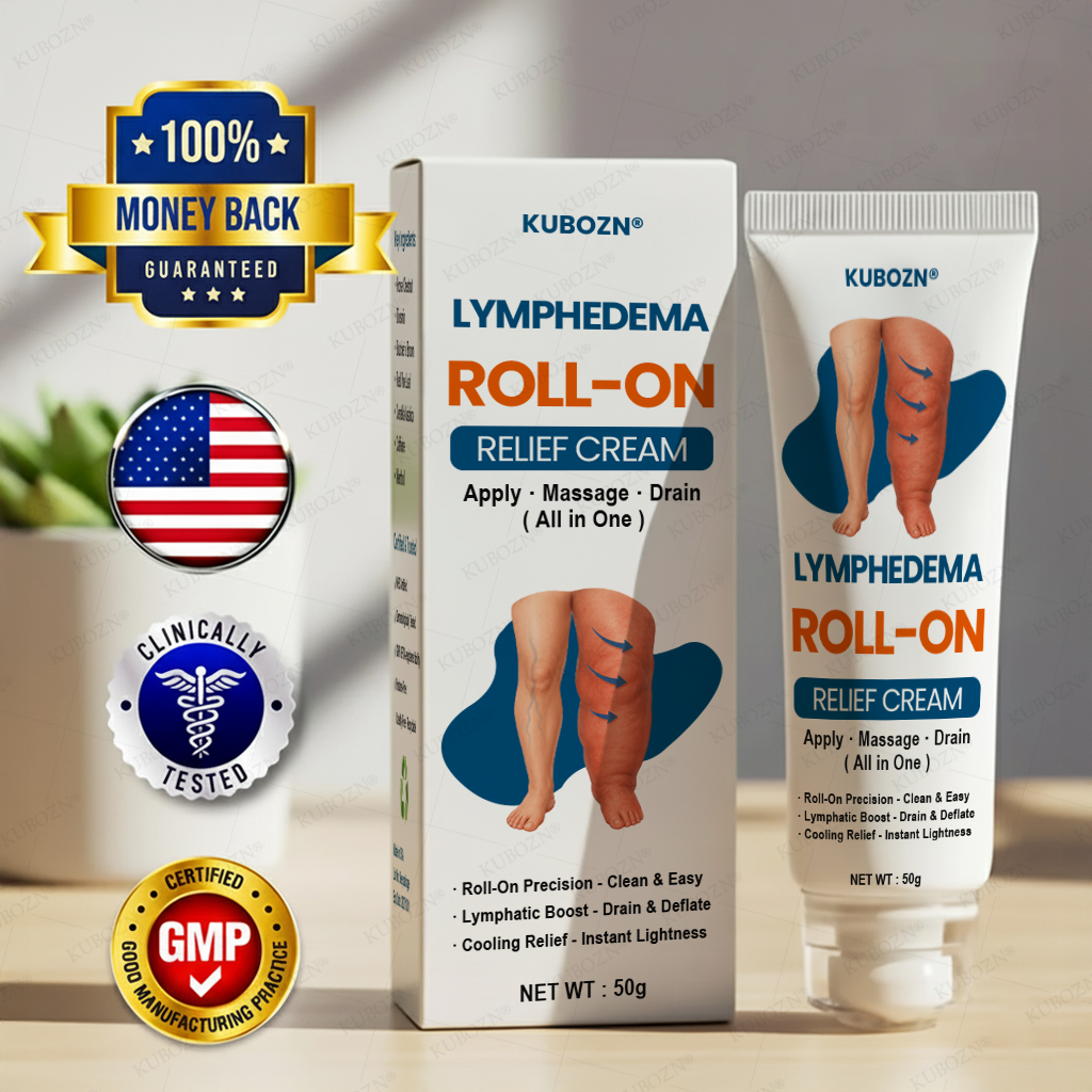 ⚡KUBOZN® Roll-On Cream for Lymphatic Drainage & Swelling Relief
