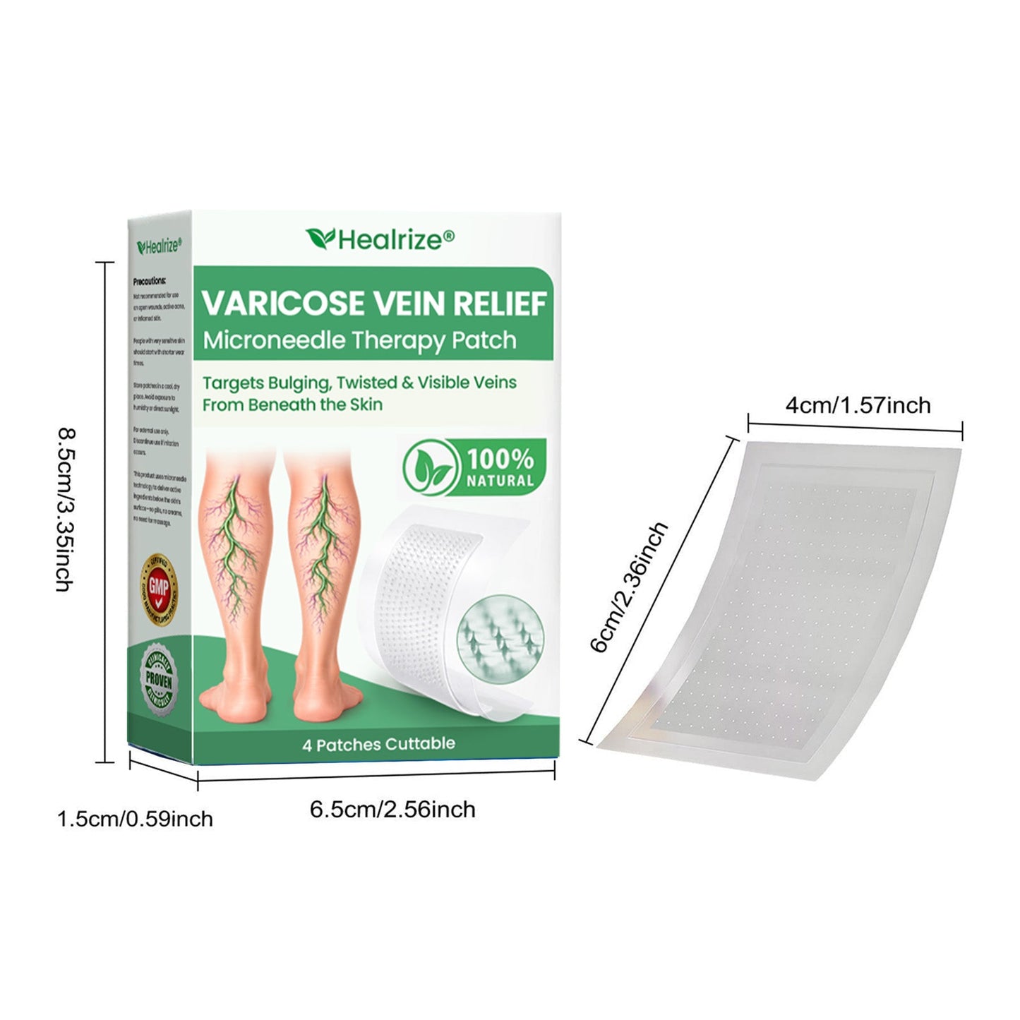 👨‍⚕️🔥Healrize® VeinEase Microneedle Care Patch⚡Instant Relief, Long-Term Results (Offer)