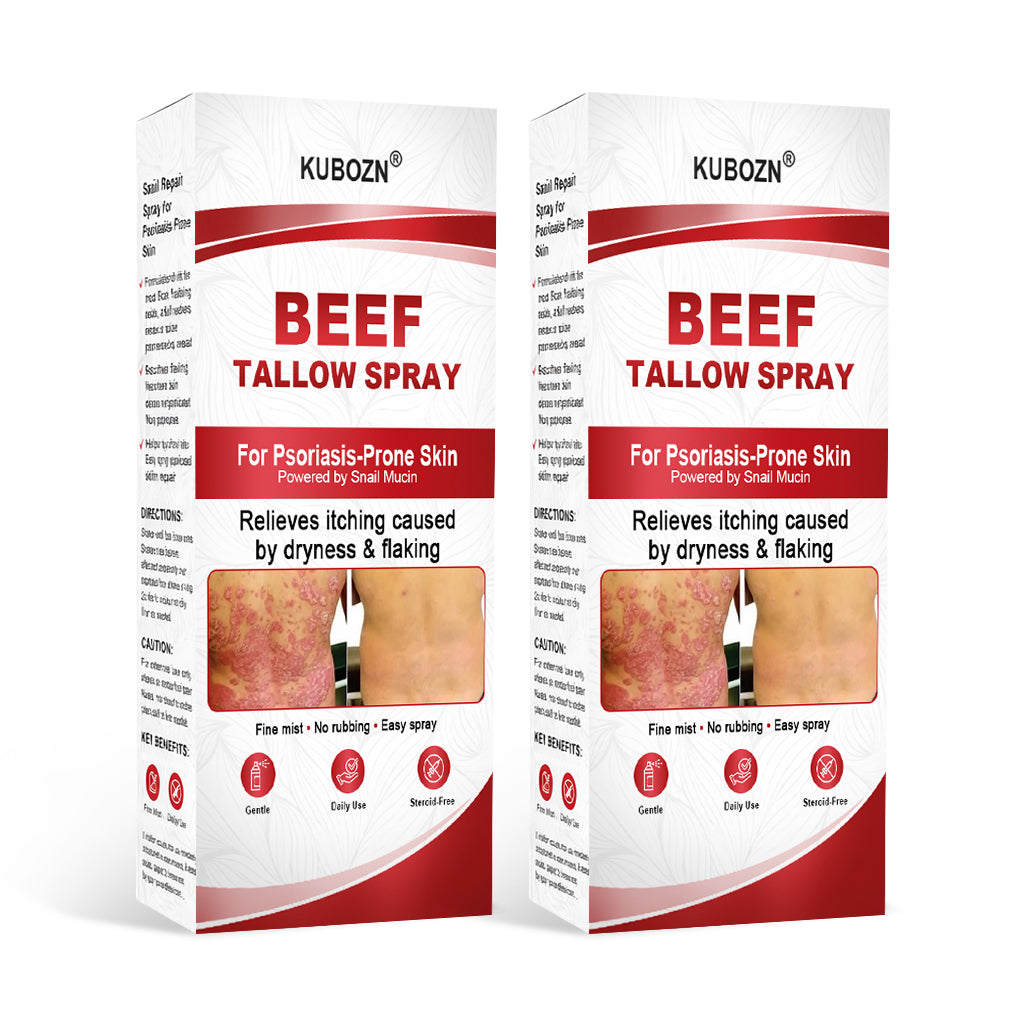 KUBOZN® Beef Tallow Spray for Itchy, Flaky Psoriasis Skin (offer)