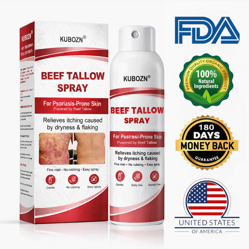 KUBOZN® Beef Tallow Spray for Itchy, Flaky Psoriasis Skin (offer)