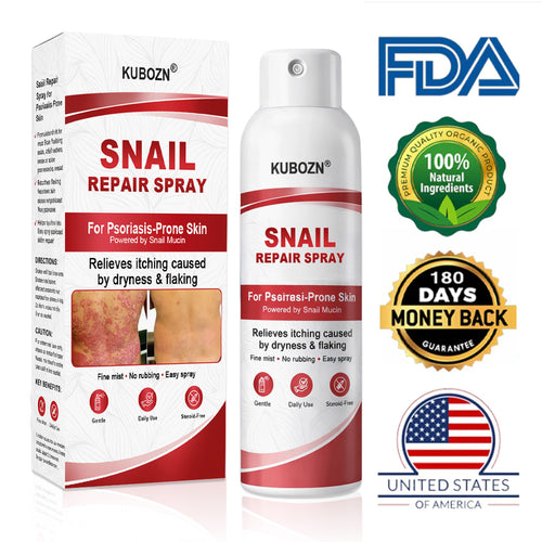 KUBOZN® Snail Repair Spray for Itchy, Flaky Psoriasis Skin 1