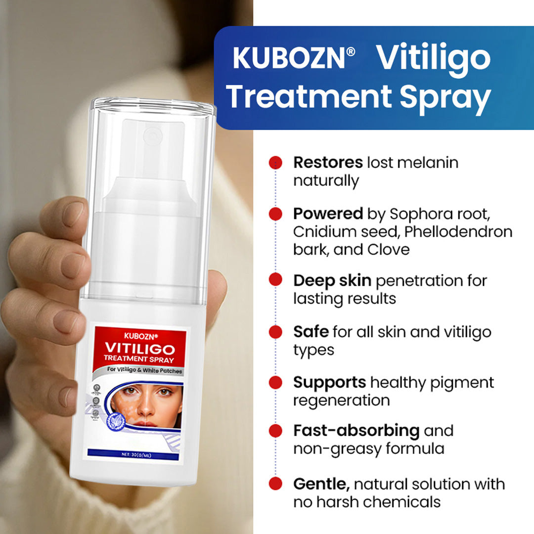 KUBOZN®Vitiligo Treatment Spray — Visible Results in Weeks, 100% Natural & Steroid-Free (Offer)