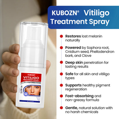 KUBOZN®Vitiligo Treatment Spray — Visible Results in Weeks, 100% Natural & Steroid-Free (Offer)