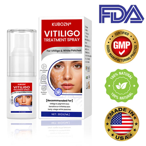 KUBOZN® Vitiligo Treatment Spray — Visible Results in Weeks, 100% Natural & Steroid-Free